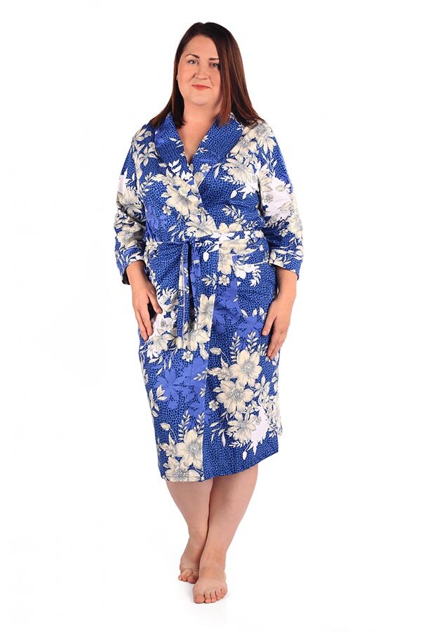 Халат Нинель индиго К-330