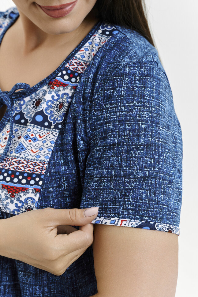 Женская туника 783 джинс