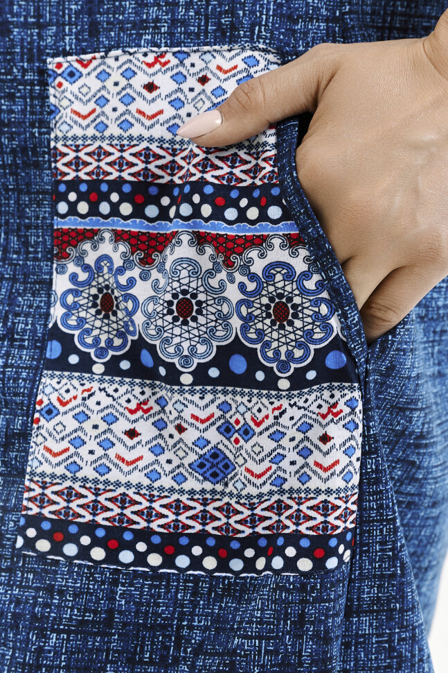 Женская туника 783 джинс