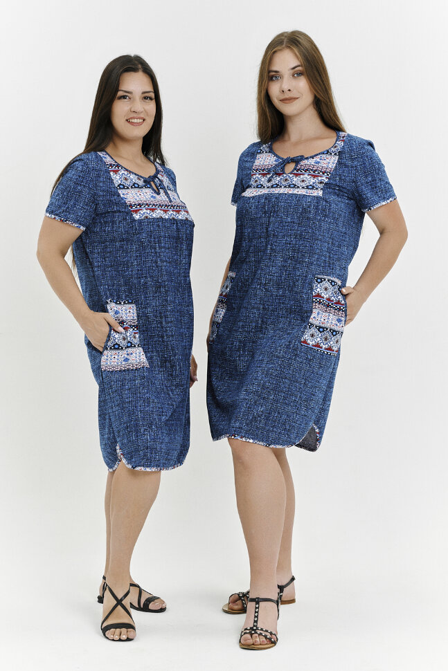 Женская туника 783 джинс