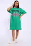 Платье женское ЕПЛ-1063 зеленый