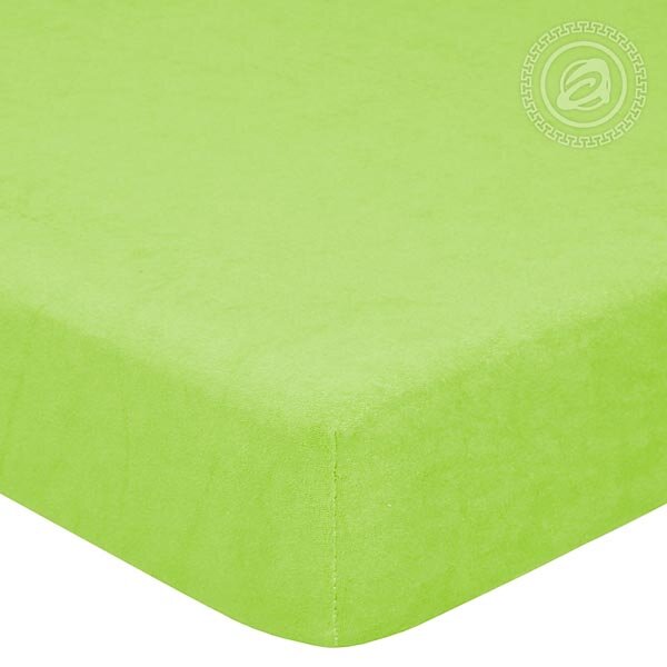 Простыня на резинке Яблоня, махра