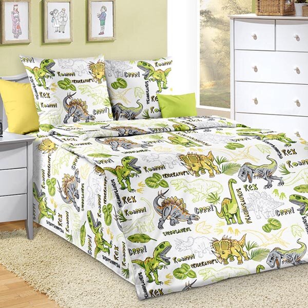 Покрывало стеганое Эра динозавров, перкаль