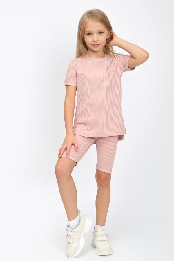 Костюм с велосипедками для девочки Бонита