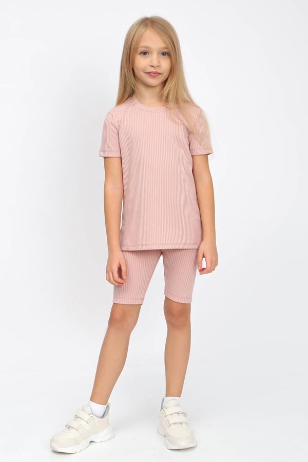 Костюм с велосипедками для девочки Бонита