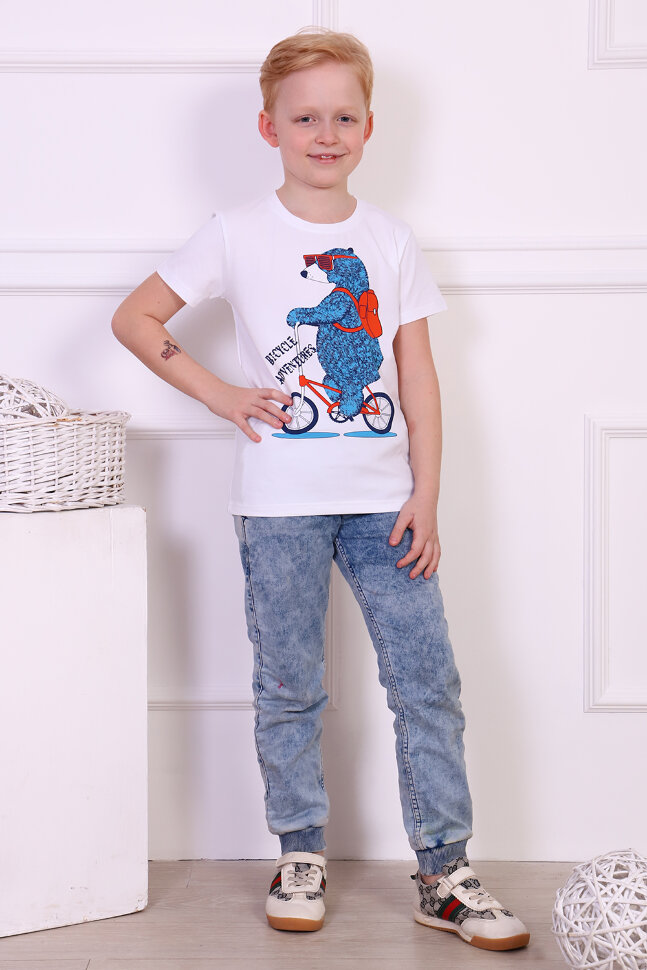 Футболка для мальчика 4993 белый