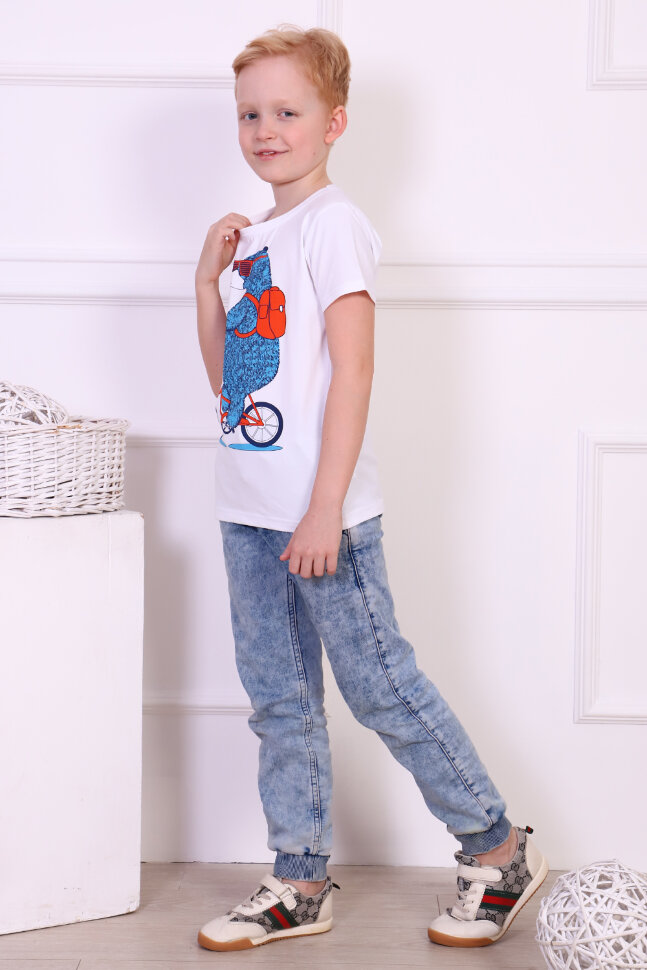 Футболка для мальчика 4993 белый