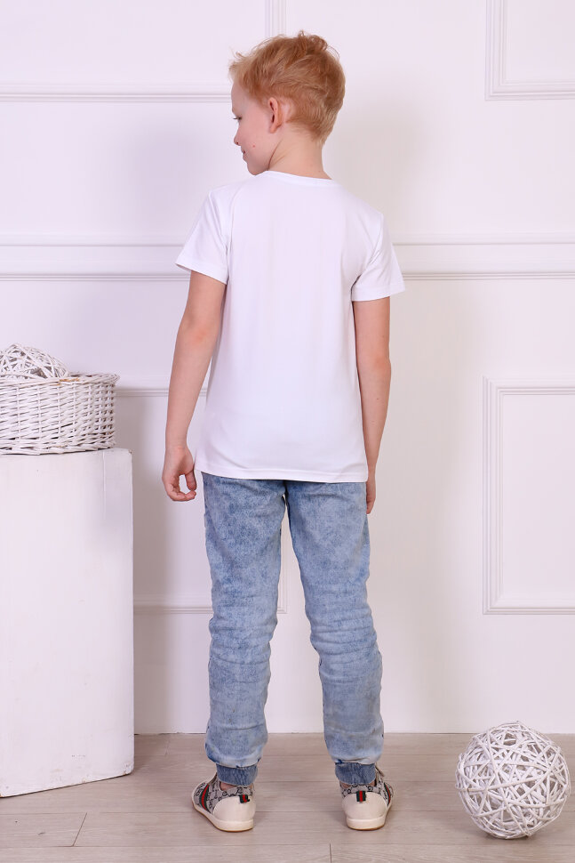 Футболка для мальчика 4993 белый