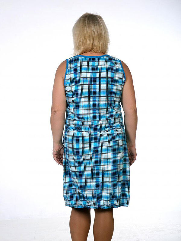 Халат женский Клетка 807