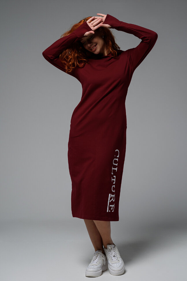 Платье женское 8520 винный