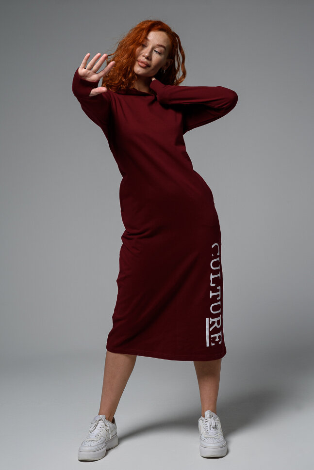 Платье женское 8520 винный