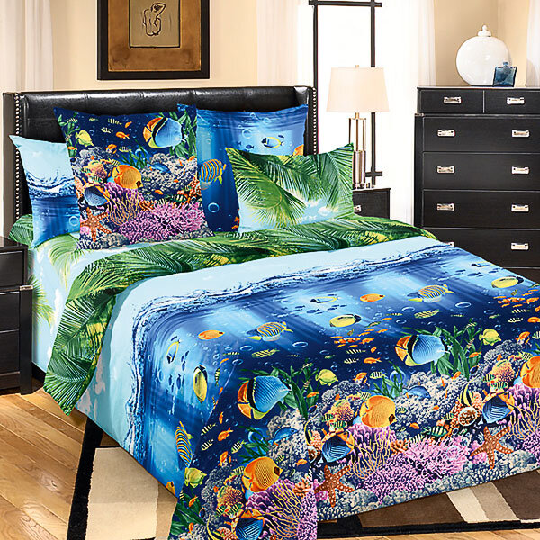 КПБ Подводный мир бязь евро