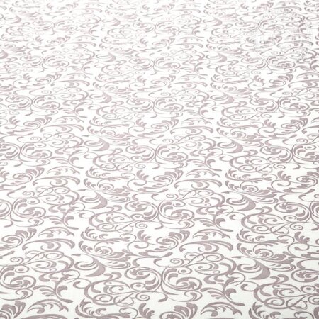 Простыня на резинке Завиток капучино, трикотаж