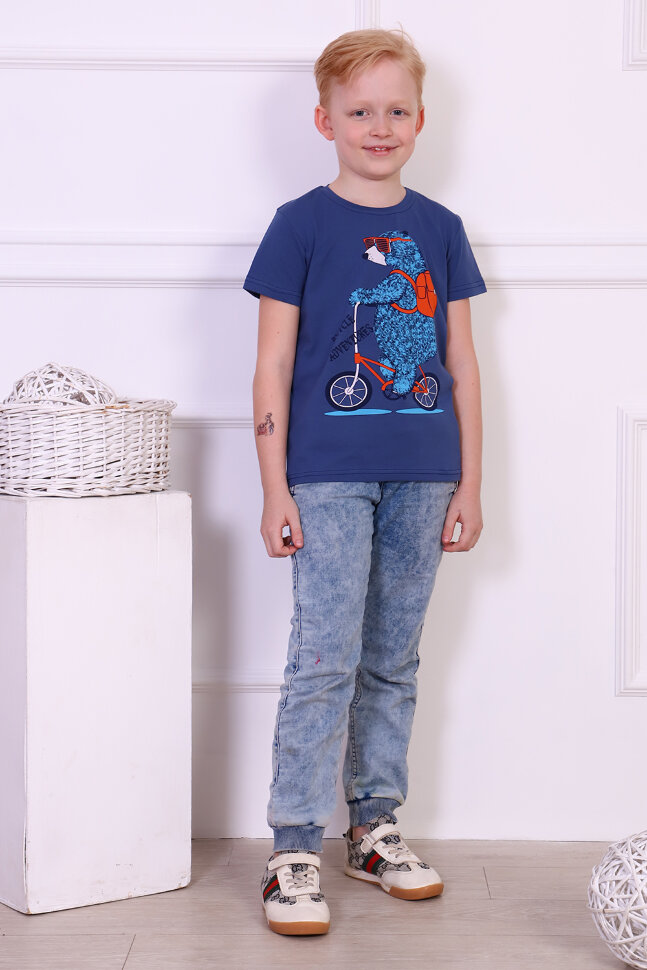 Футболка для мальчика 4993 индиго