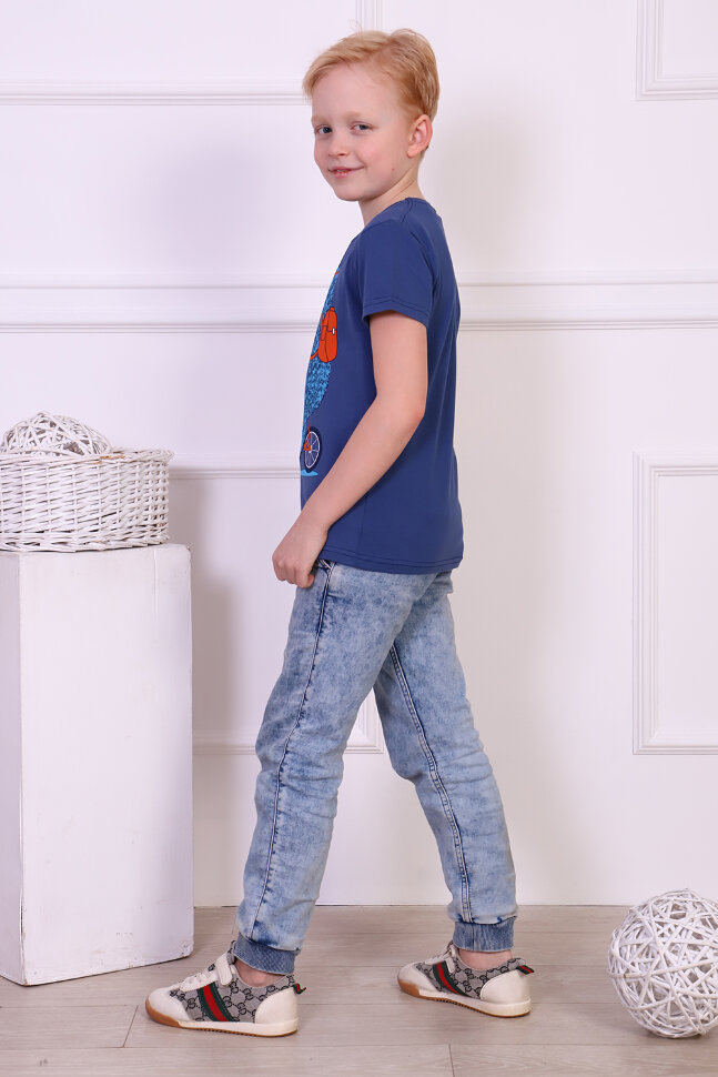 Футболка для мальчика 4993 индиго