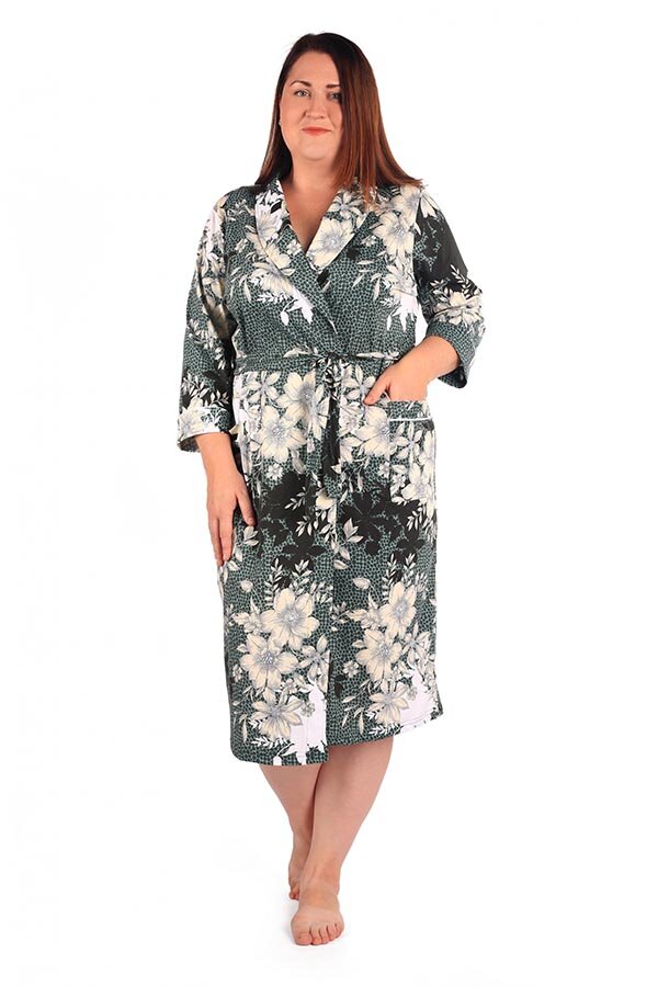 Халат Нинель зелень К-330