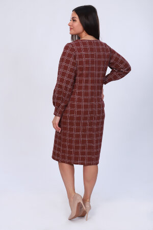 Платье женское 4499 бордовый