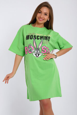 Платье женское ЕПЛ-1063 светло-зеленый