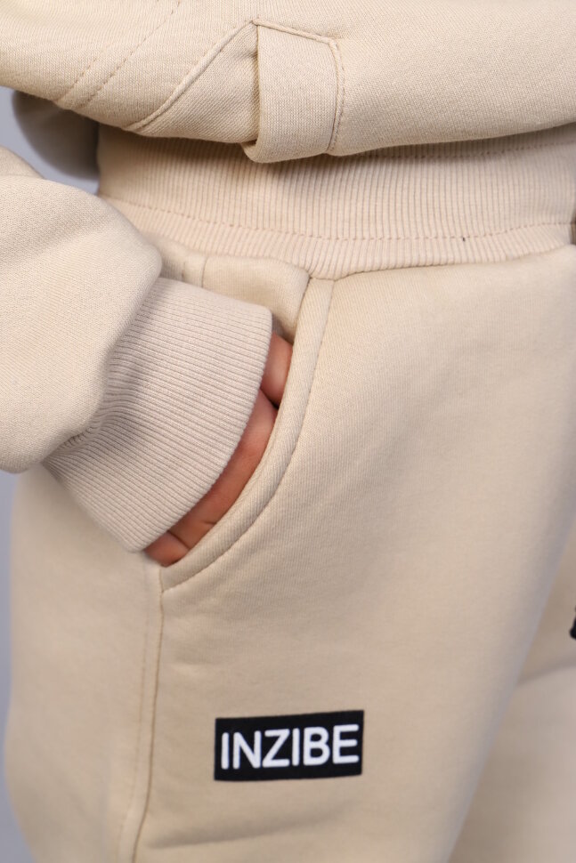 Костюм с брюками для девочки 61030 бежевый