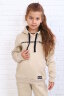 Костюм с брюками для девочки 61030 бежевый