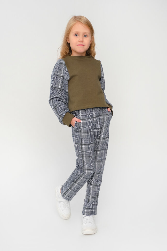 Костюм с брюками для девочки Скарлетт Олива