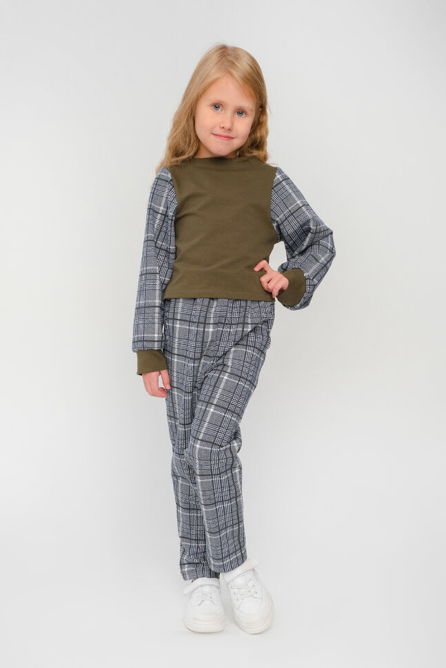 Костюм с брюками для девочки Скарлетт Олива