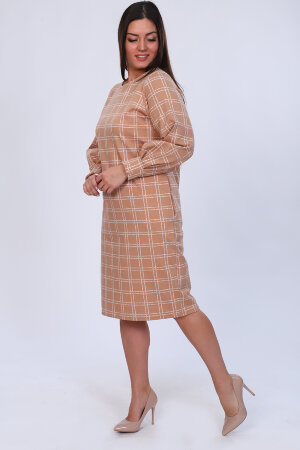 Платье женское 4499 бежевый