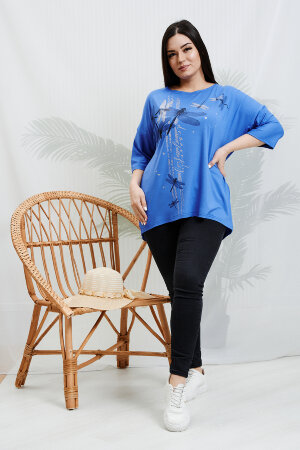 Женская туника 9185 сиреневый