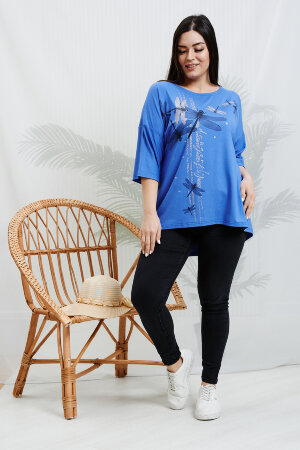 Женская туника 9185 сиреневый