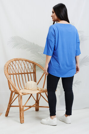 Женская туника 9185 сиреневый