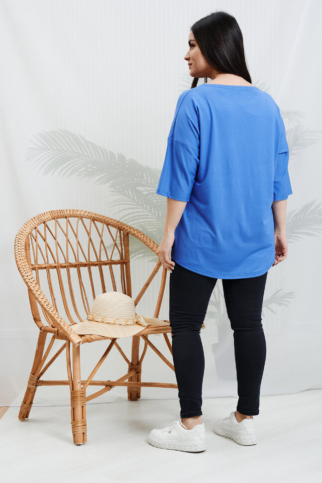 Женская туника 9185 сиреневый