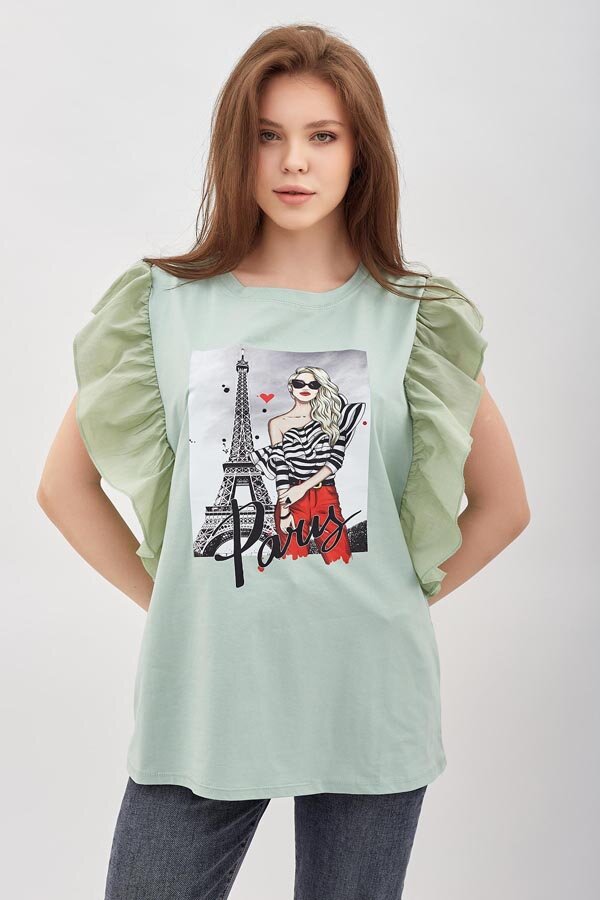 Футболка женская Париж 8594