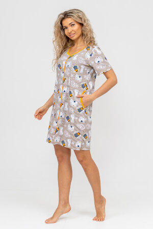 Халат Женский 36710 бежевый