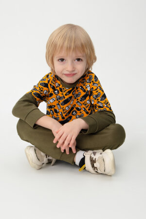 Костюм с брюками для мальчика Скейт хаки