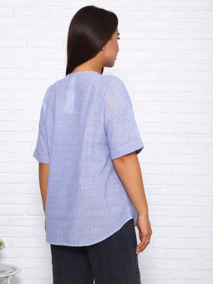 Блузка Варвара-1 голубой