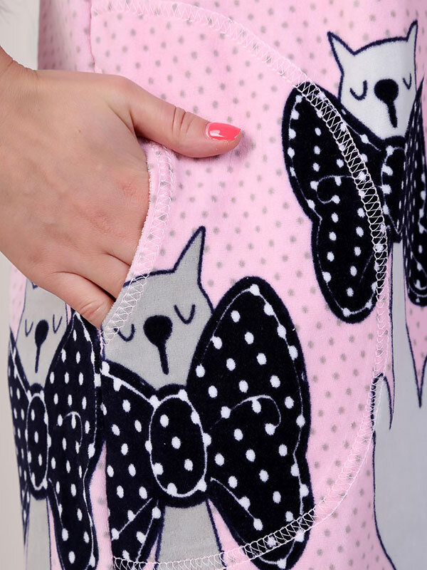 Халат женский Кошки 1170