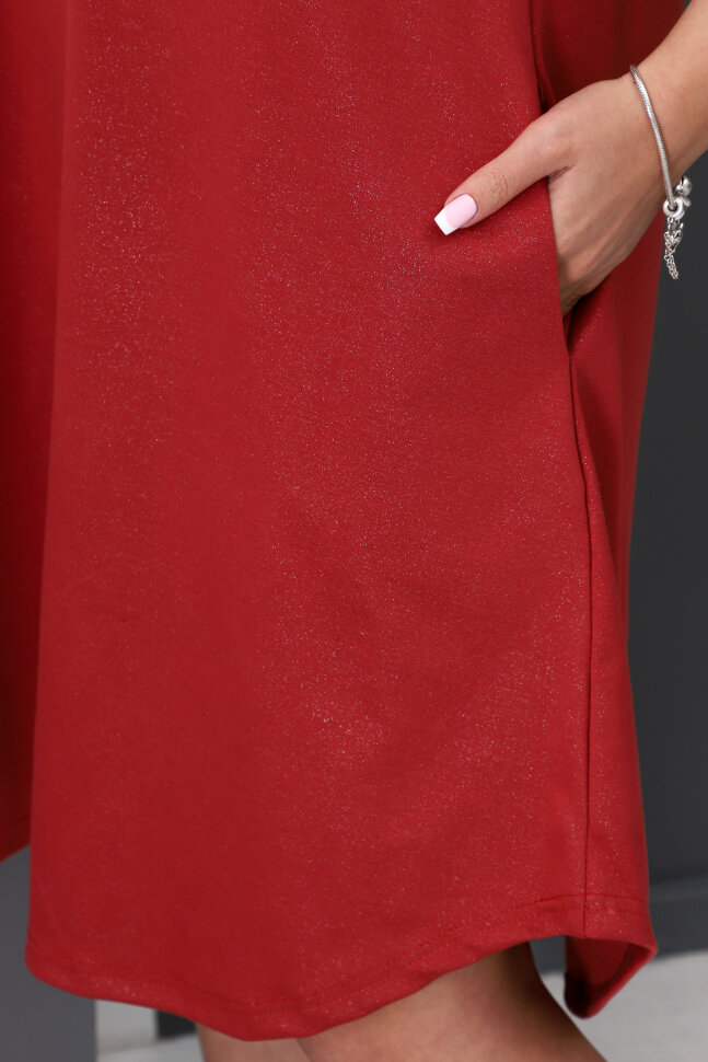 Платье женское 52247 кирпичный