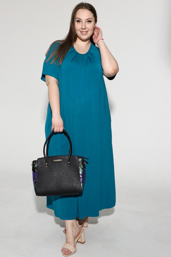 Платье Юленька - бирюза ПГ - 010-2