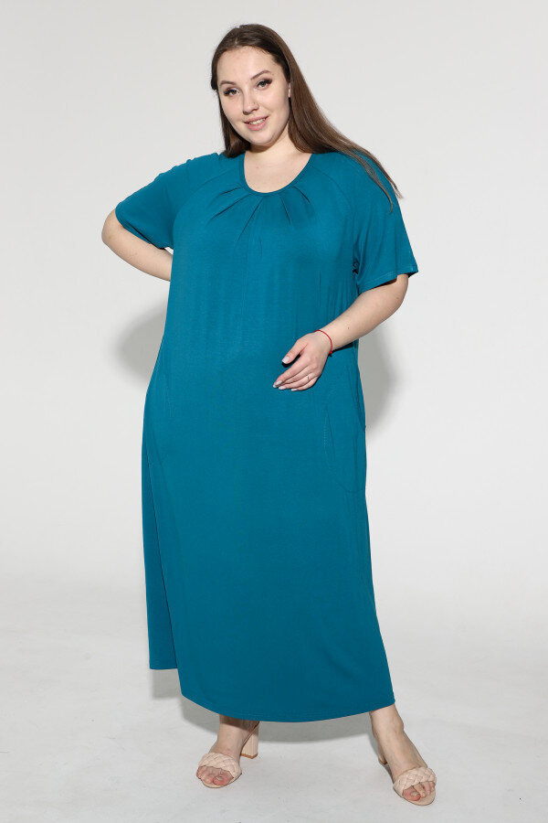 Платье Юленька - бирюза ПГ - 010-2