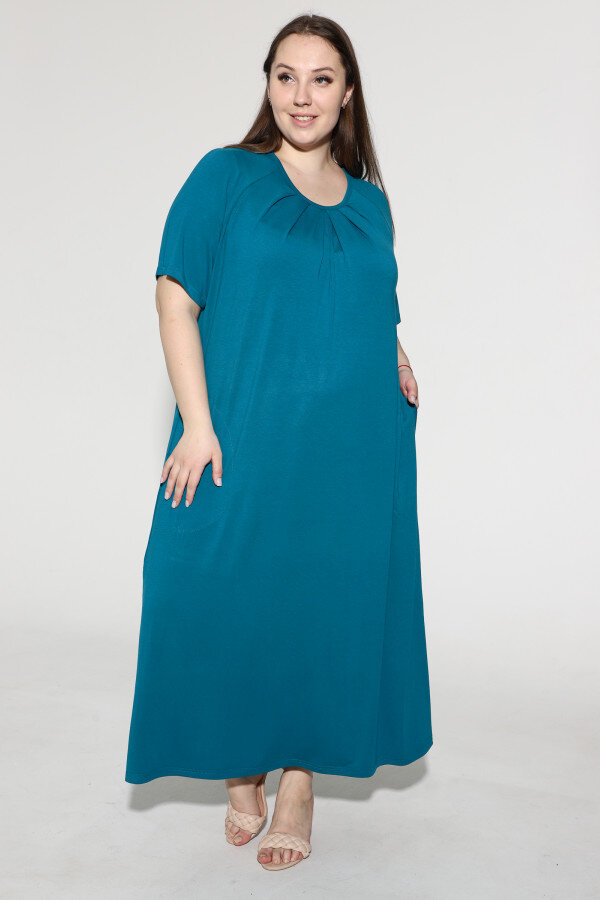 Платье Юленька - бирюза ПГ - 010-2