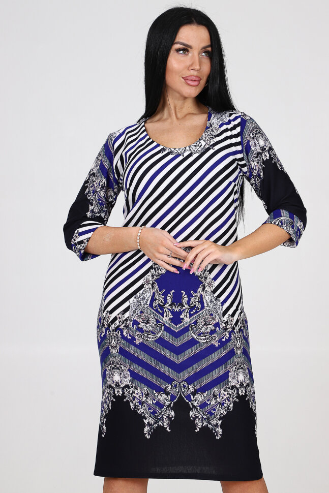 Платье женское 31839 синий