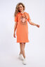 Платье женское ЕПЛ-1067 оранжевый