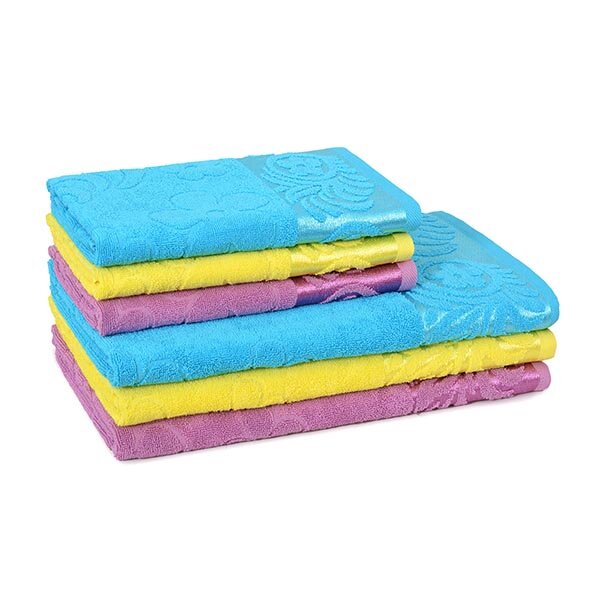 Полотенце гладкокрашеные Жаккард BJ3, 430 г/м2