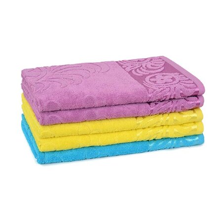 Полотенце гладкокрашеные Жаккард BJ3, 430 г/м2