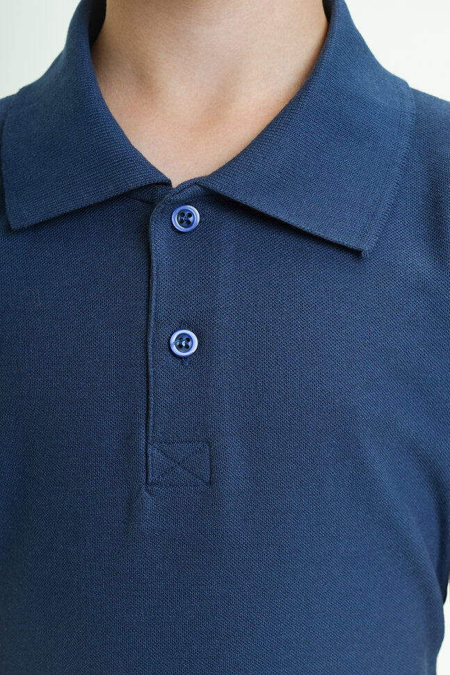 Детский джемпер для мальчика Поло Эго темно-синий