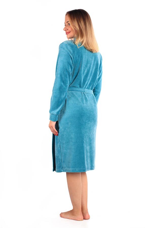Халат Новелла аквамарин В-33