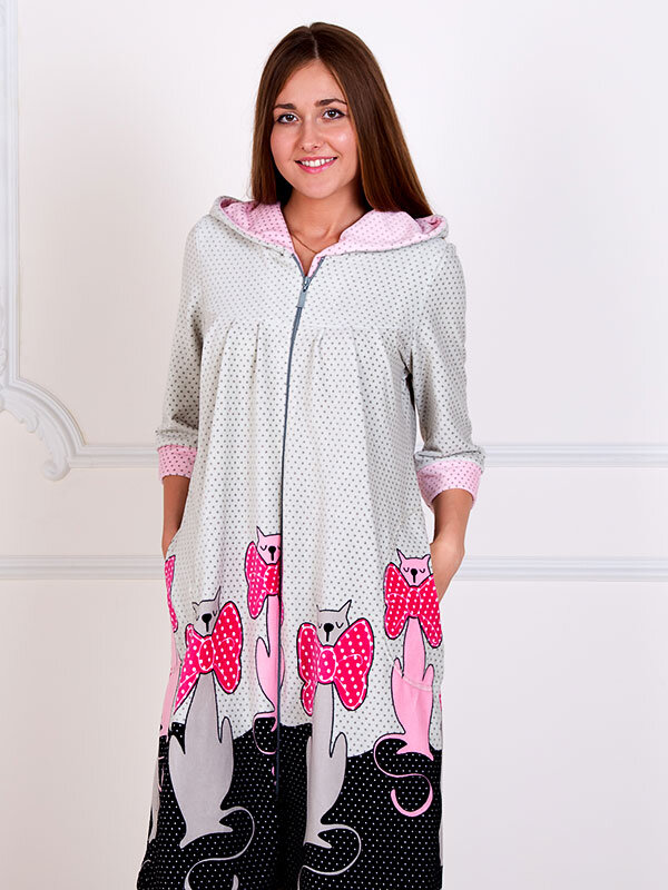 Халат женский Кошки 1933