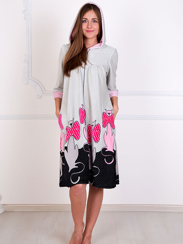 Халат женский Кошки 1933