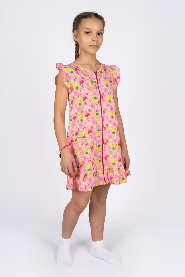 Халат для девочки 720 фрукты