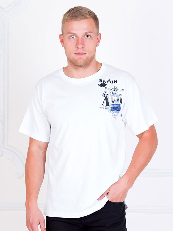 Футболка мужская с принтом 1858